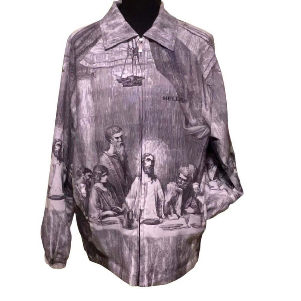 Hellpur “The Last Supper” Men’s Streetwear Windbreaker Jacket/Coat